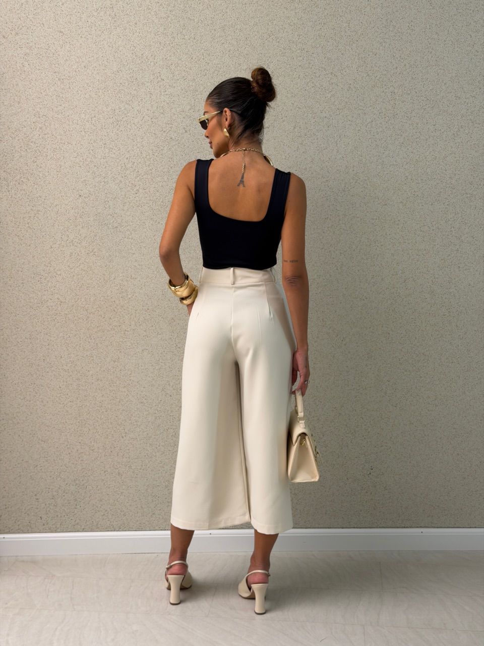 CALÇA PIETRA PANTACOURT AREIA