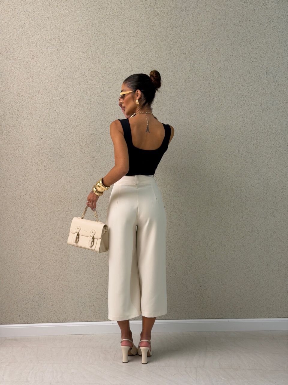 CALÇA PIETRA PANTACOURT AREIA