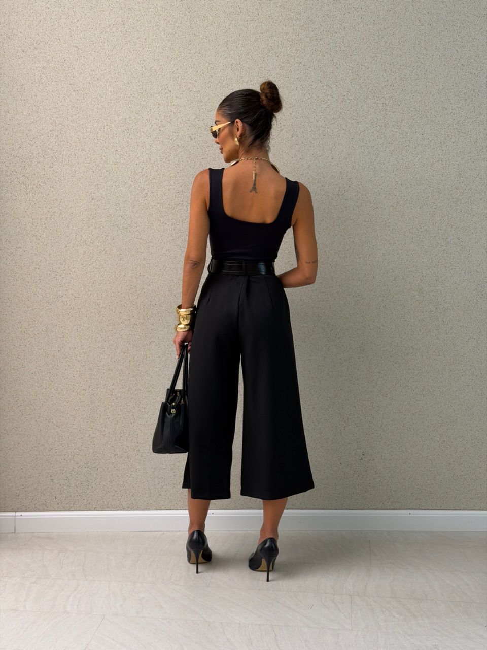 CALÇA PIETRA PANTACOURT PRETA