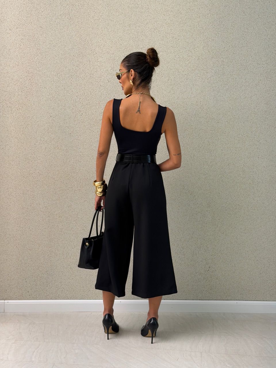 CALÇA PIETRA PANTACOURT PRETA