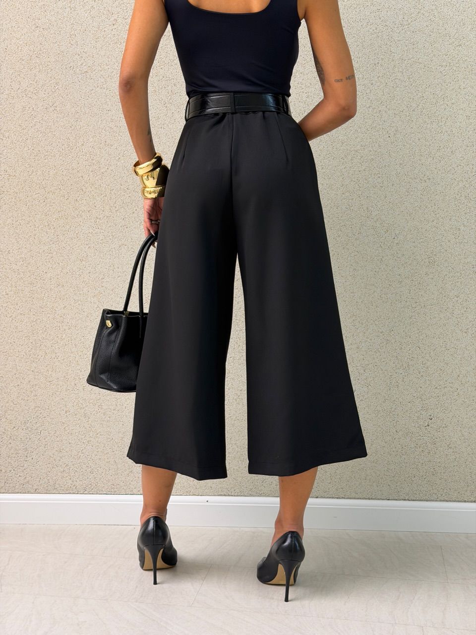 CALÇA PIETRA PANTACOURT PRETA