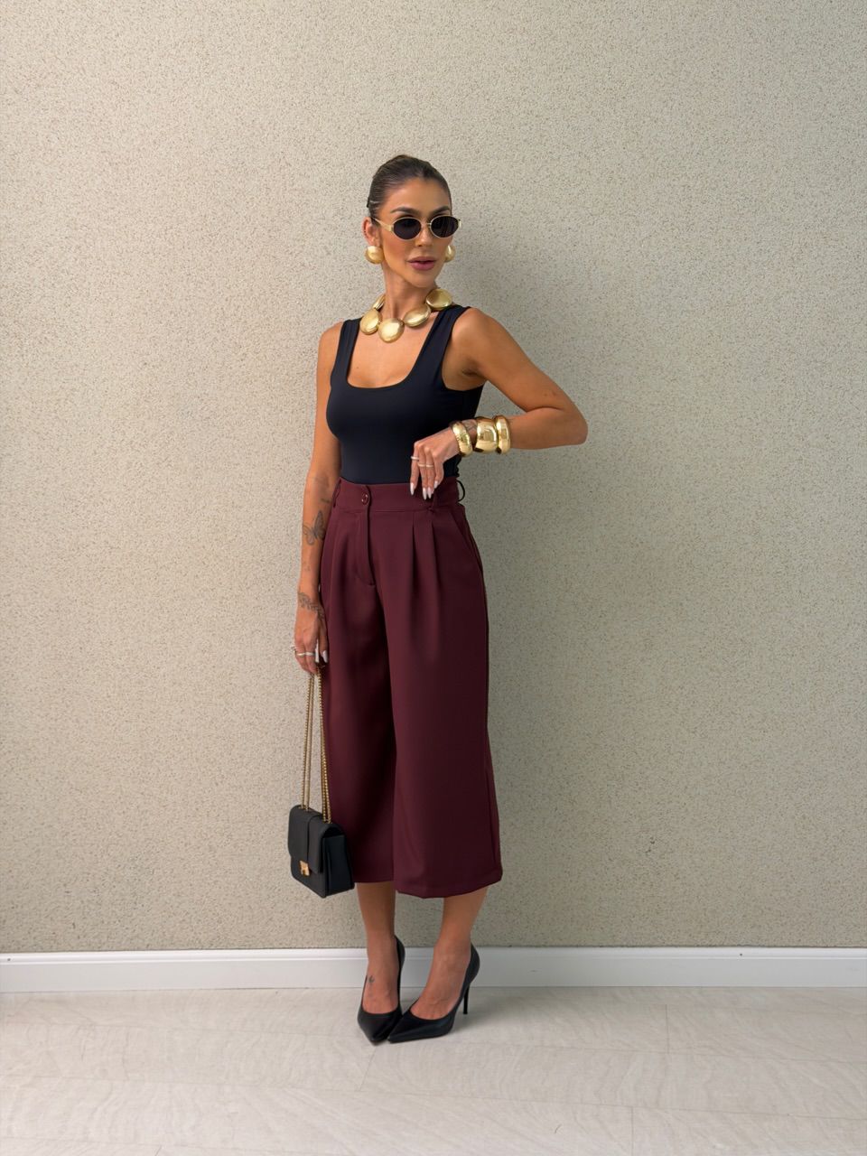 CALÇA PIETRA PANTACOURT VINHO