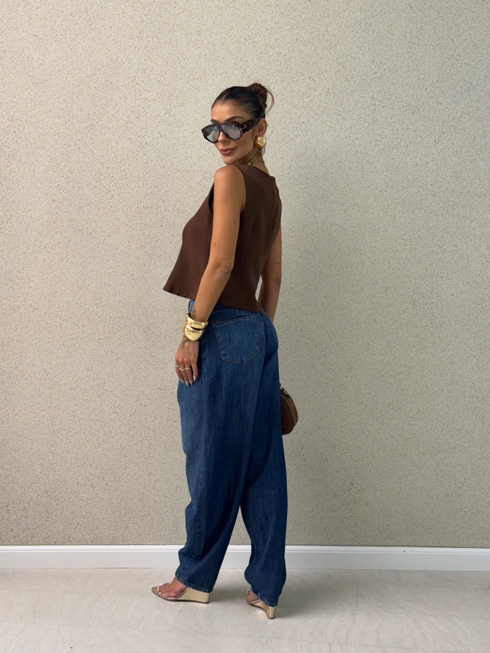 COLETE EDILENE ALFAIATARIA MARROM