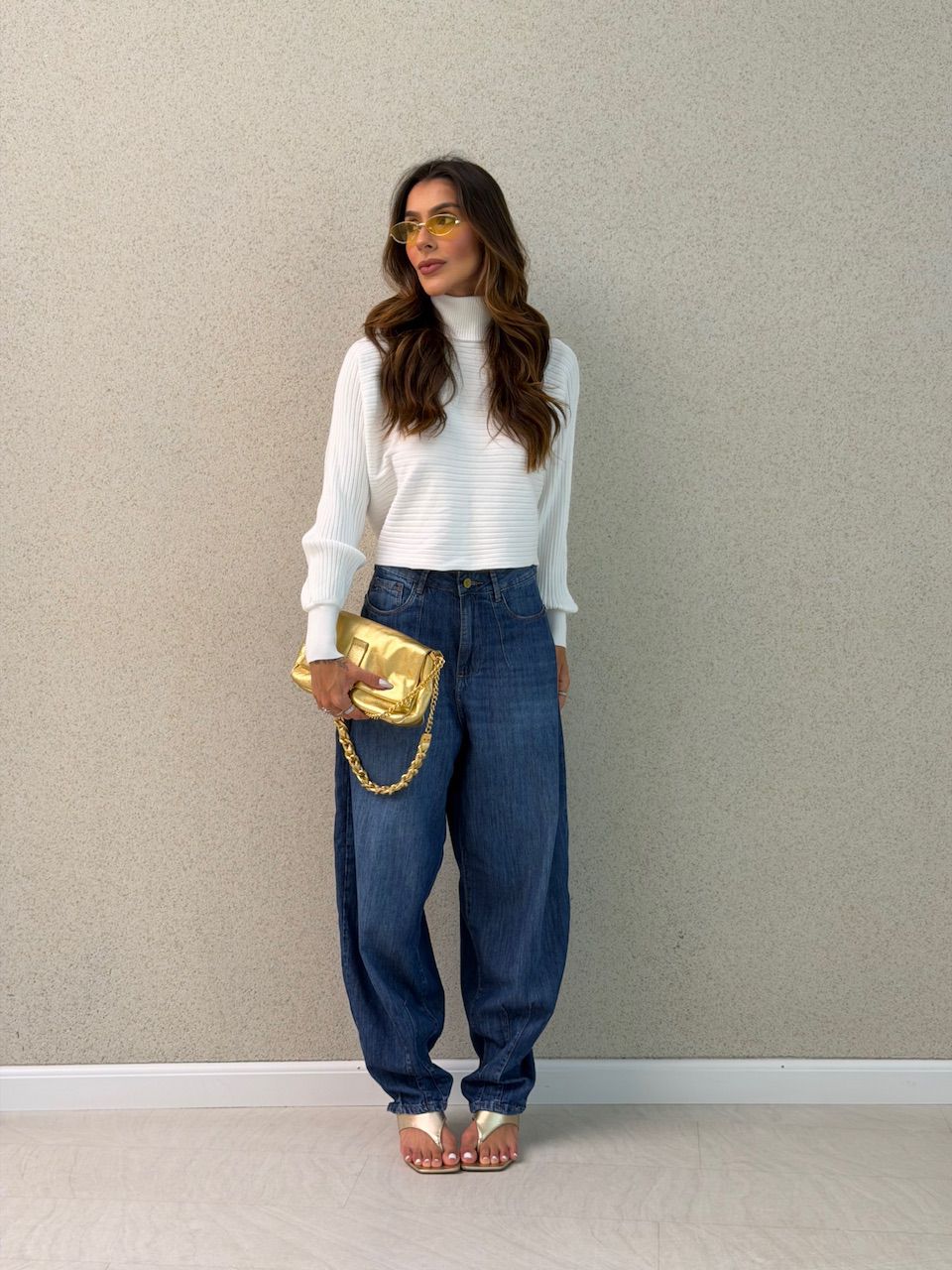 TRICOT DANIELA GOLA ALTA OFF