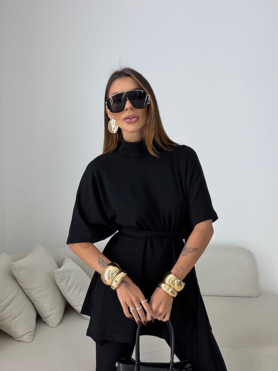 CONJUNTO IOLANDA FAIXA PRETO