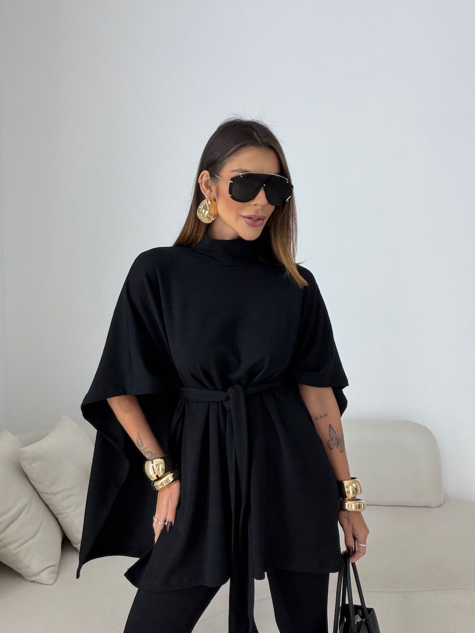 CONJUNTO IOLANDA FAIXA PRETO