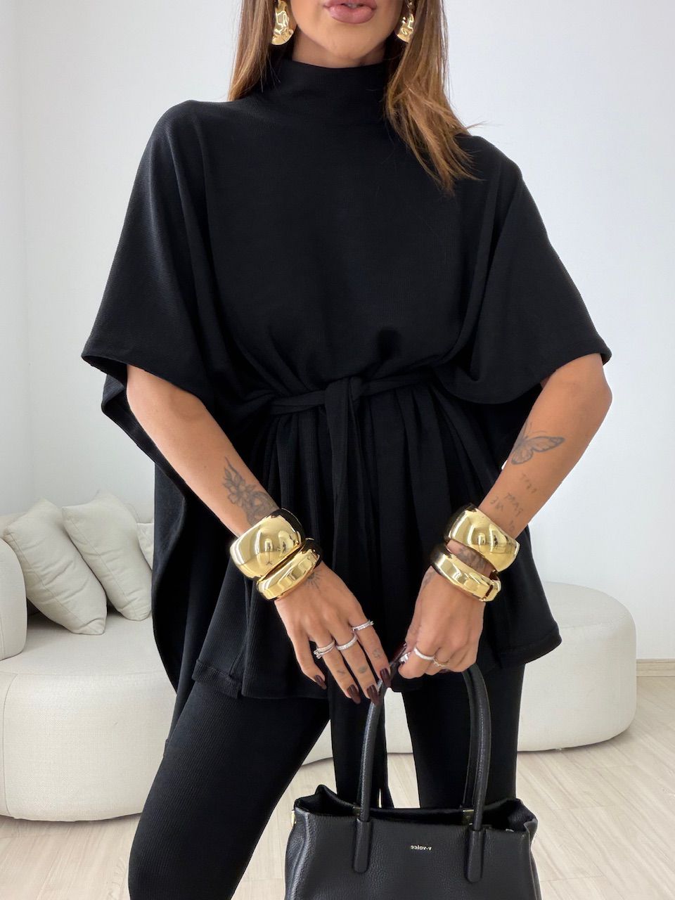 CONJUNTO IOLANDA FAIXA PRETO