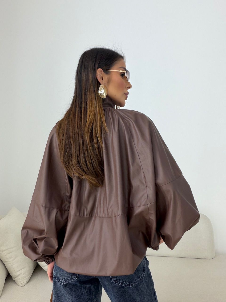 JAQUETA ANASTACIA MORCEGO CAFÉ