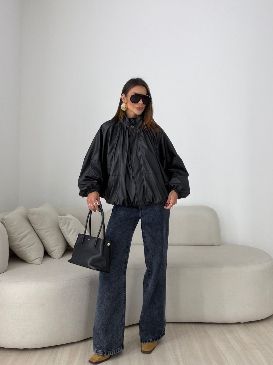JAQUETA ANASTACIA MORCEGO PRETO