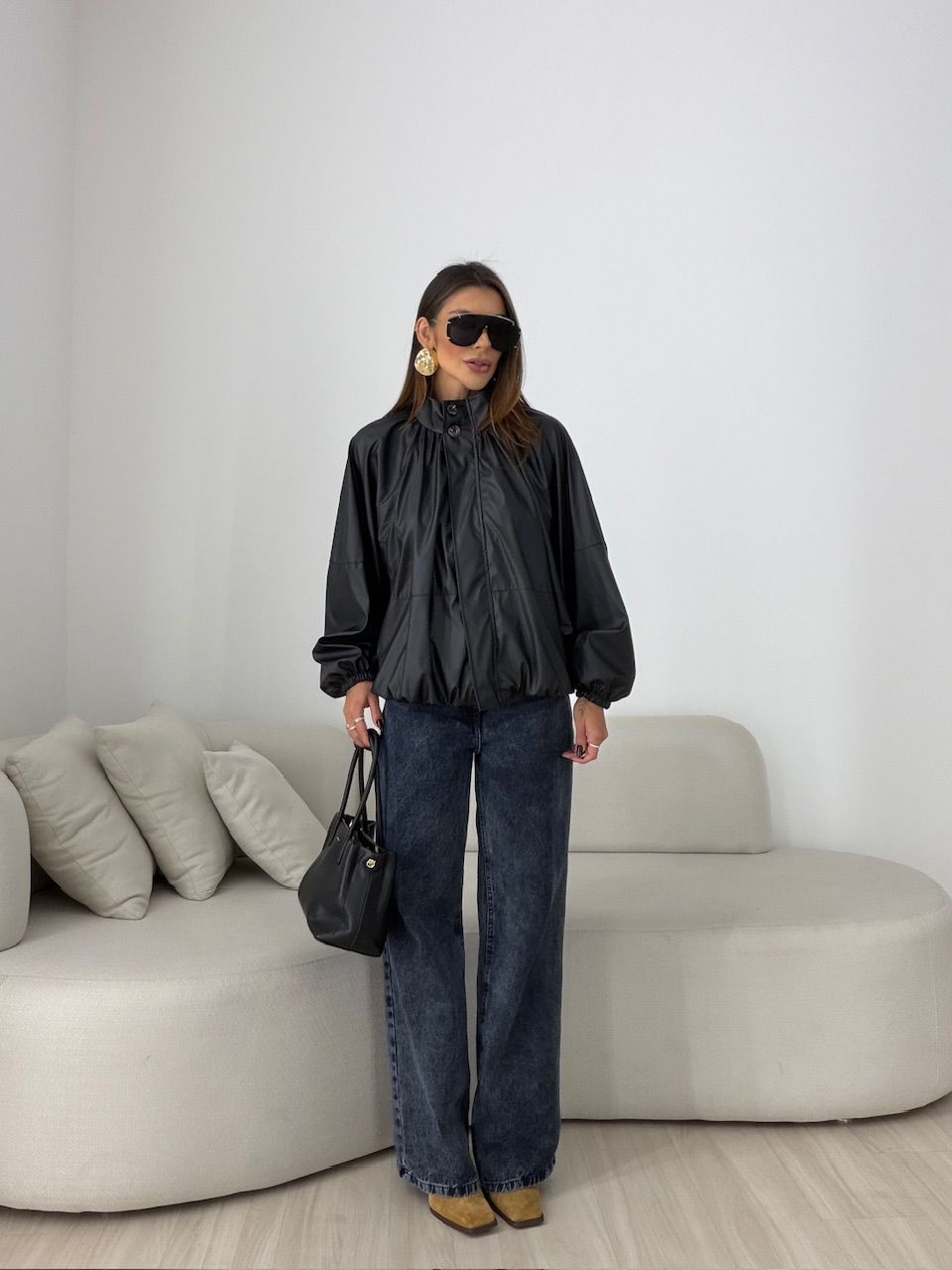 JAQUETA ANASTACIA MORCEGO PRETO