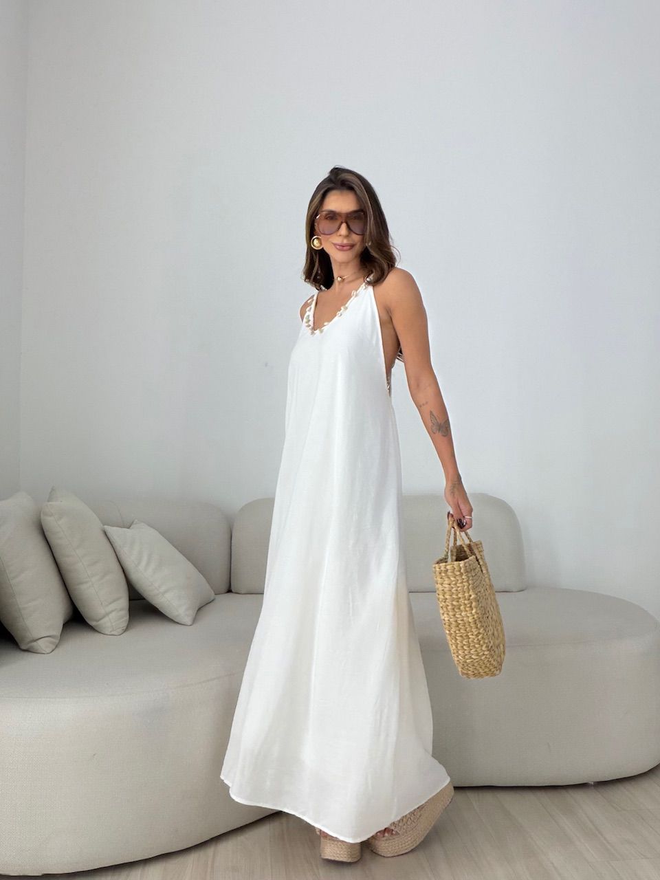 VESTIDO MORGANA CONCHA OFF