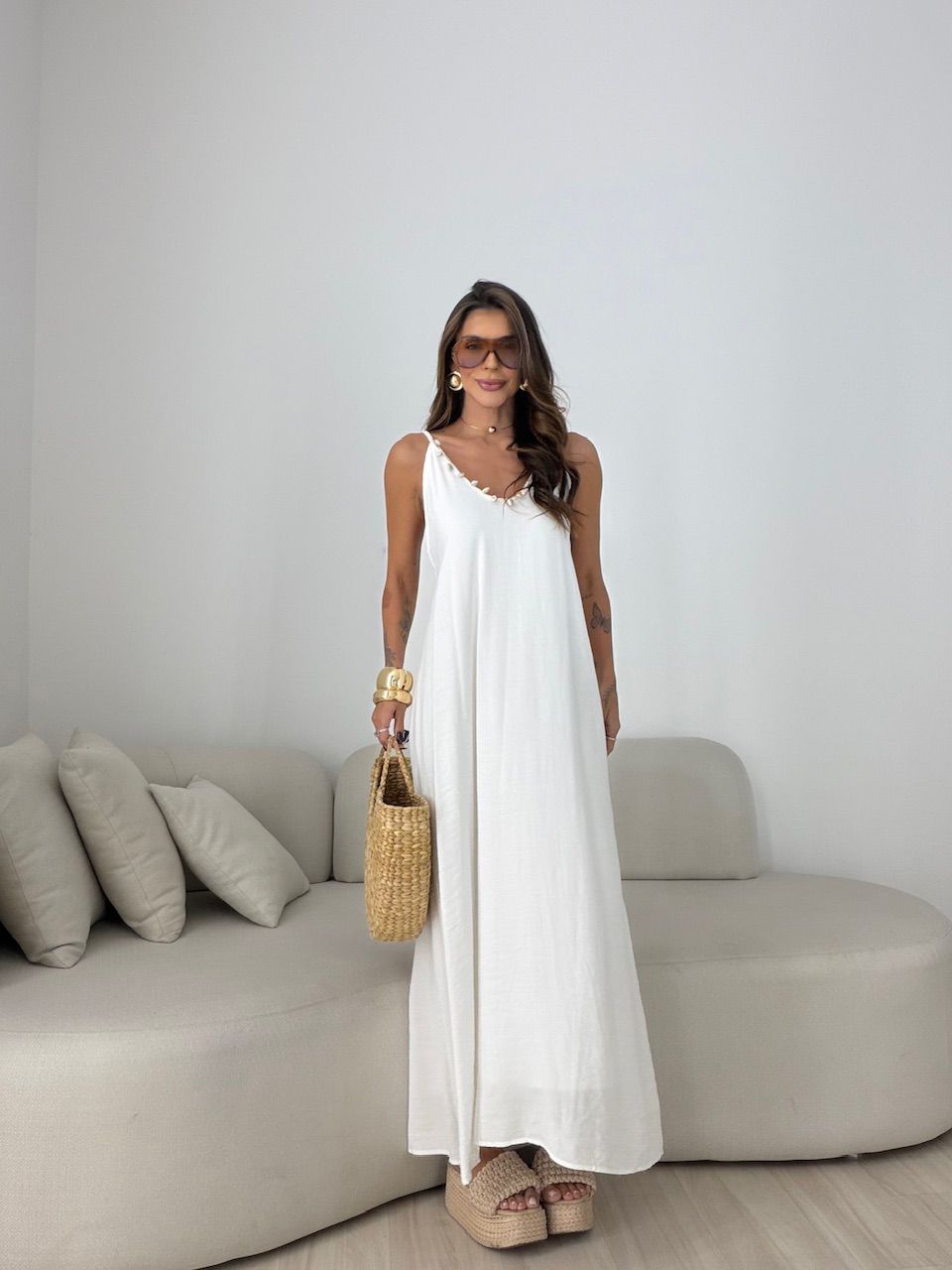 VESTIDO MORGANA CONCHA OFF