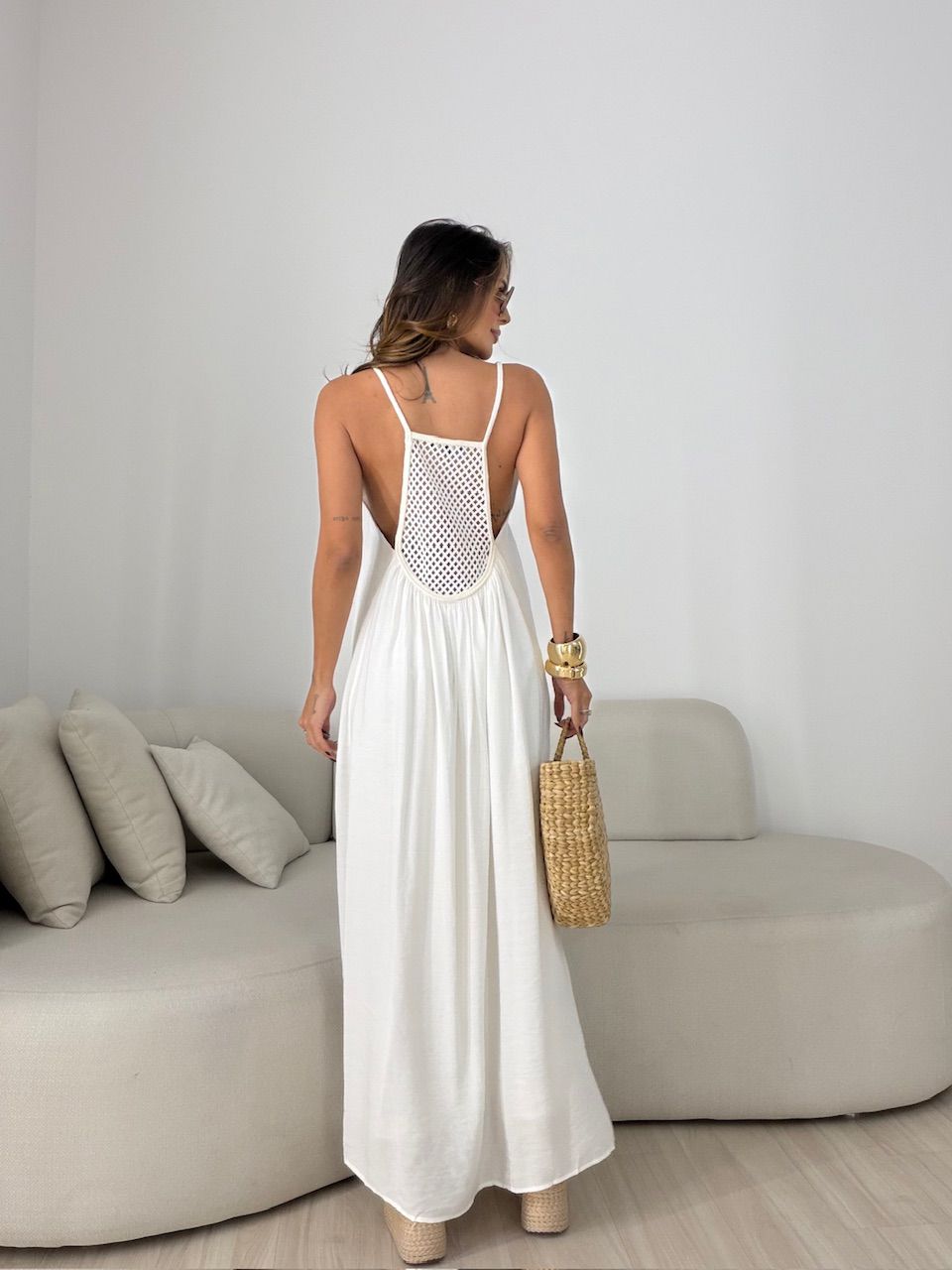 VESTIDO MORGANA CONCHA OFF