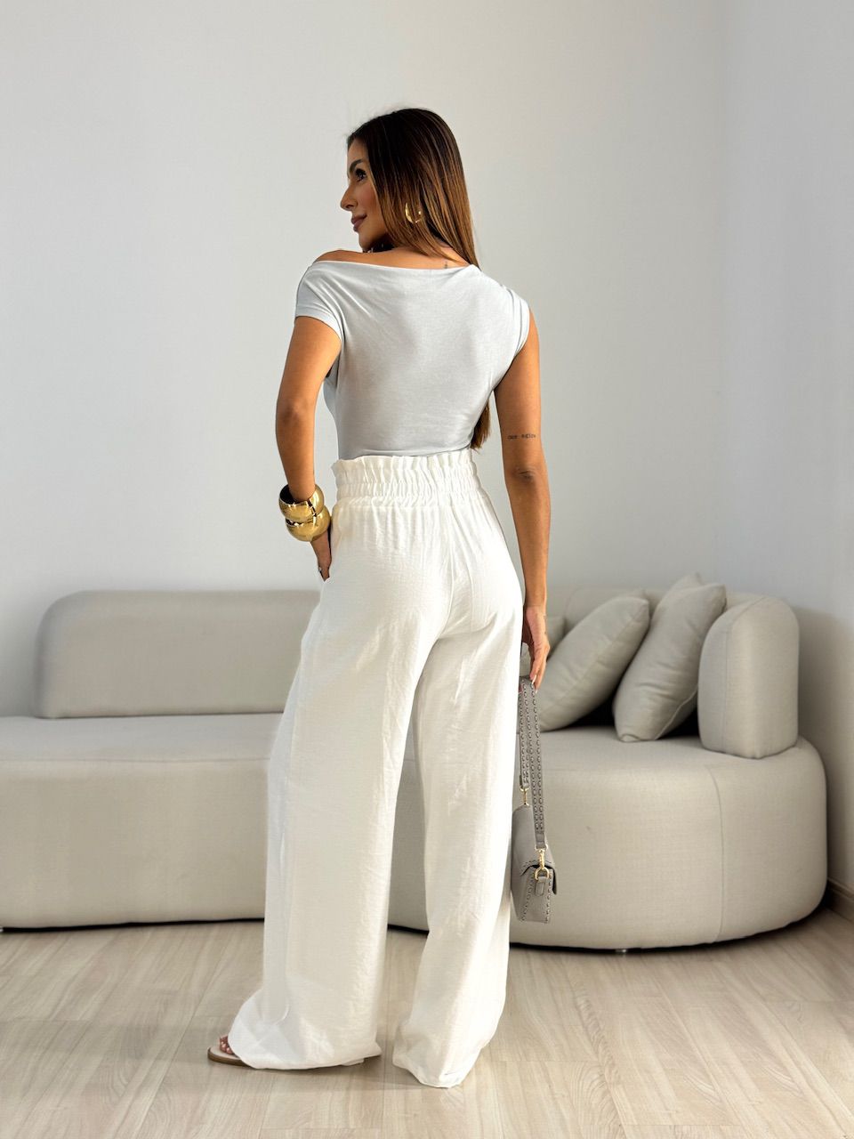 BLUSA ÍRIS METAL CINZA