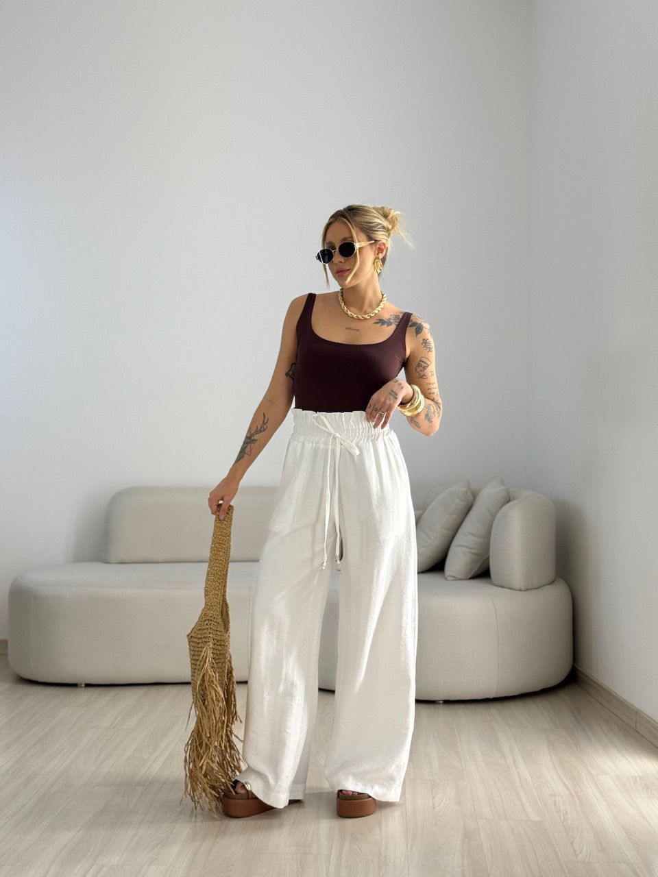 CALÇA MEL LASTEX OFF