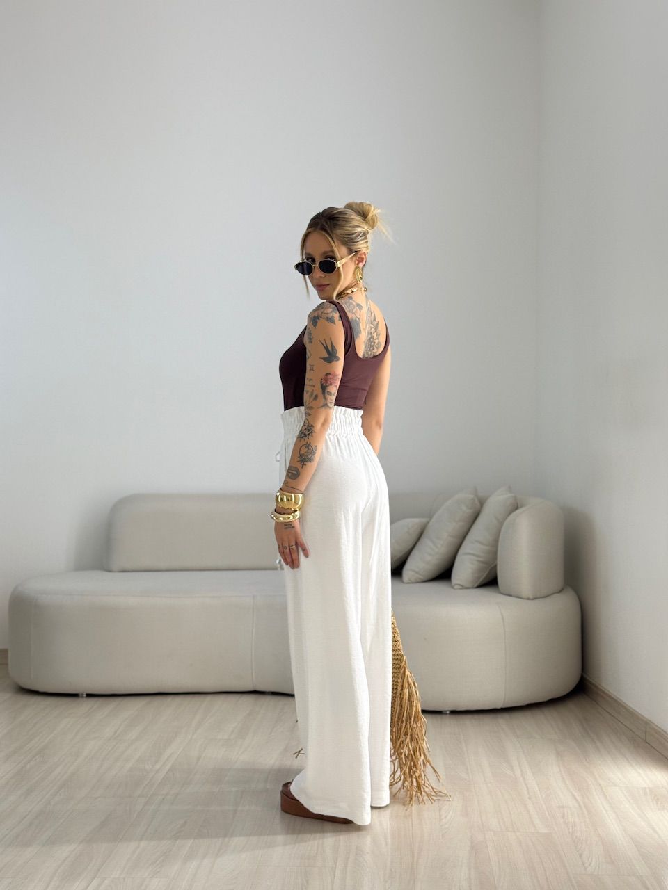 CALÇA MEL LASTEX OFF