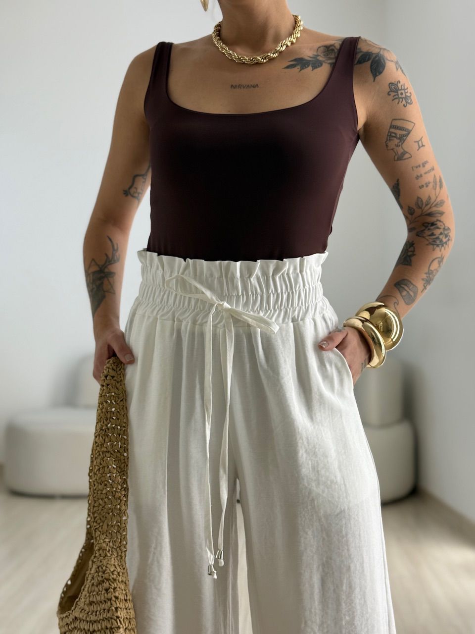 CALÇA MEL LASTEX OFF
