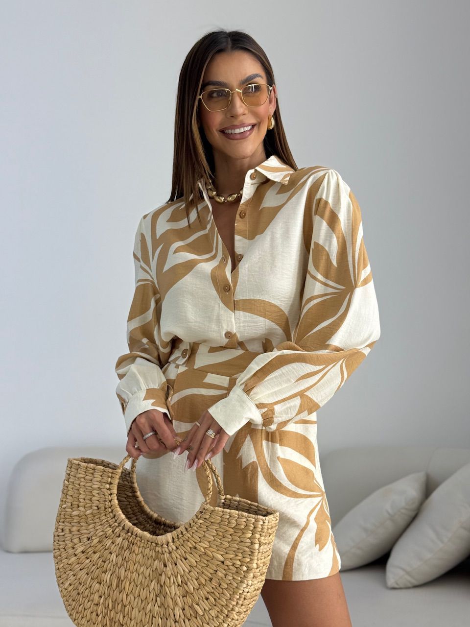 CONJUNTO LOLA ESTAMPADO NUDE