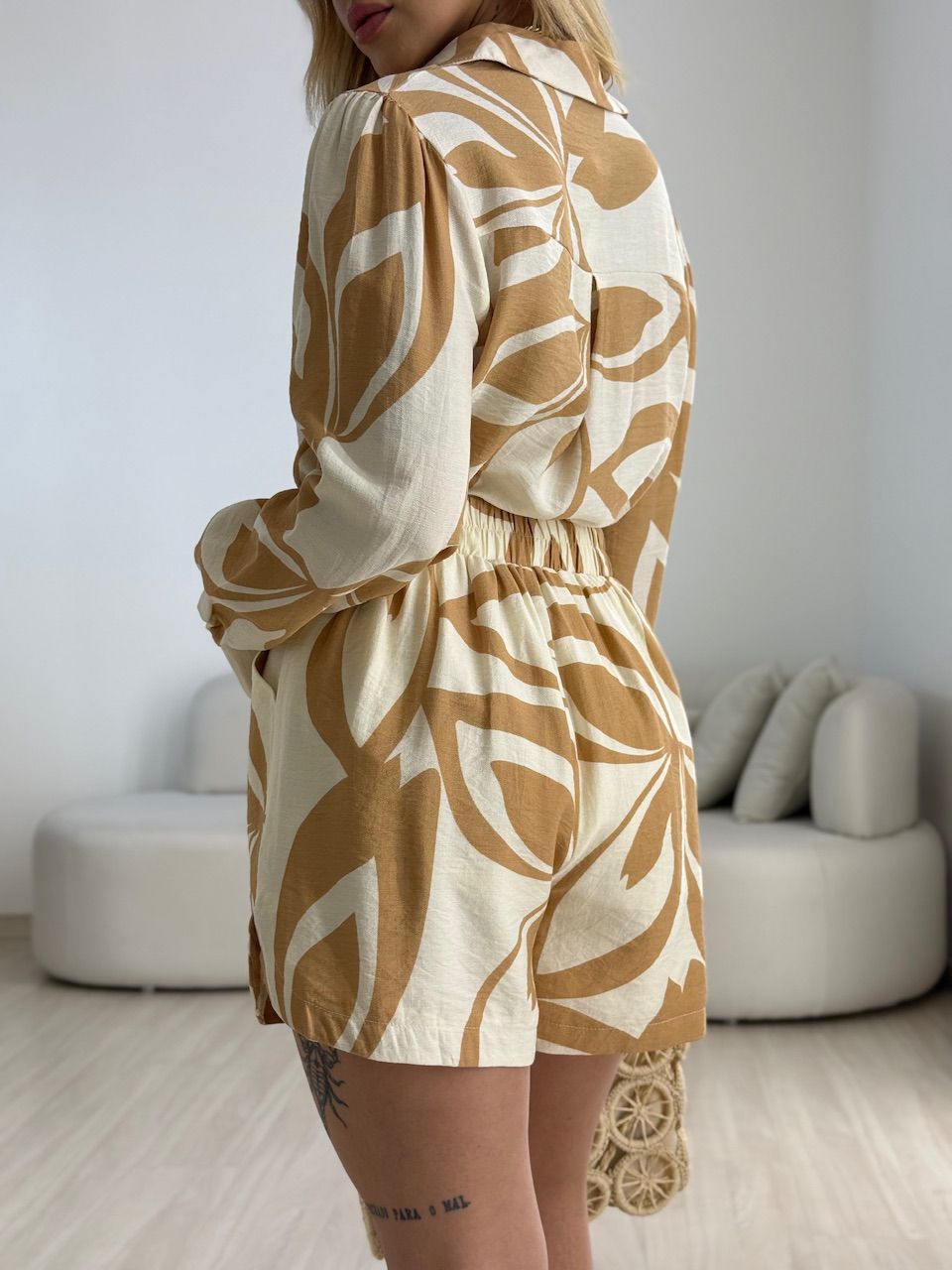CONJUNTO LOLA ESTAMPADO NUDE