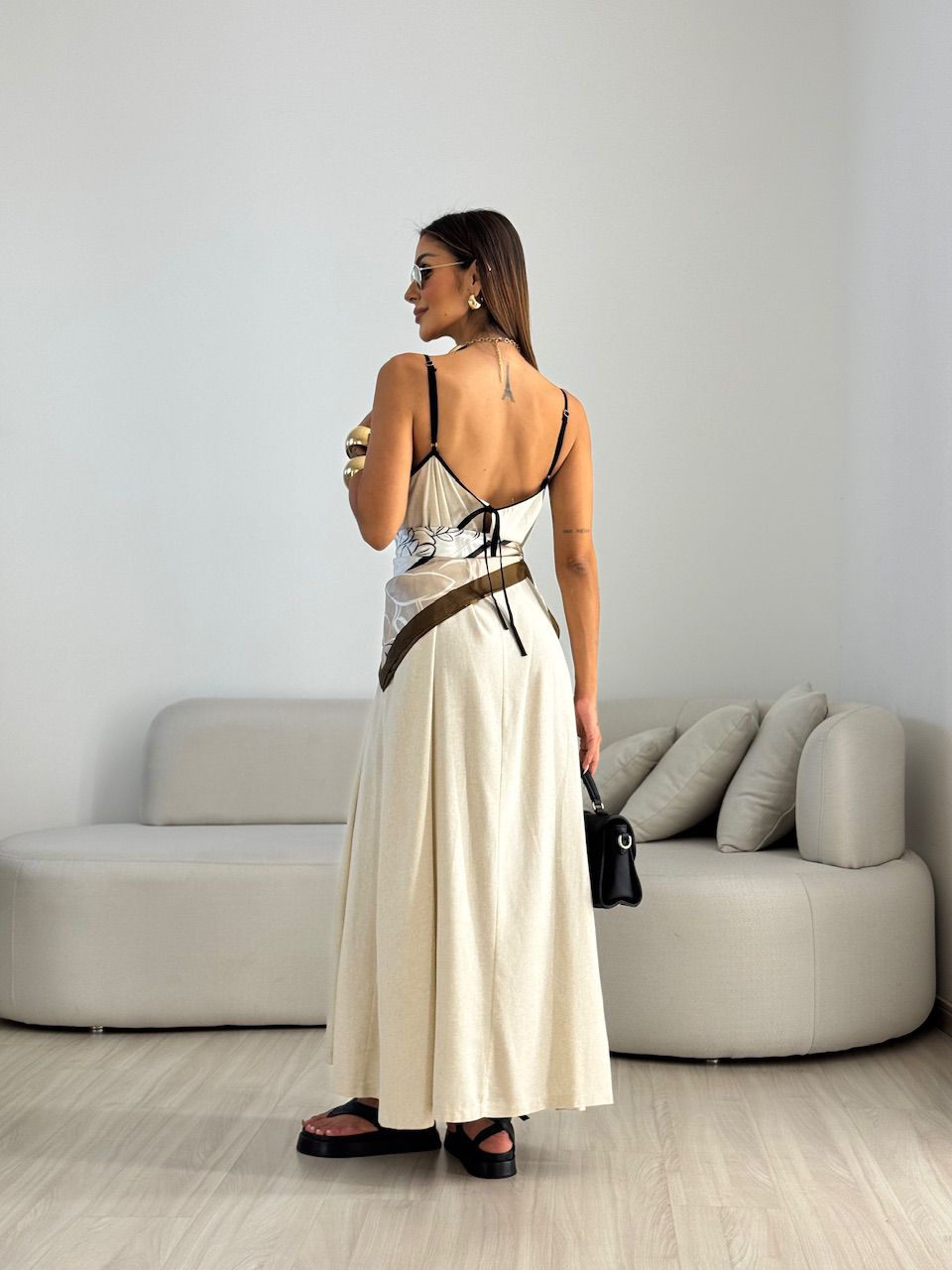 VESTIDO DIANA VIÉS CRU