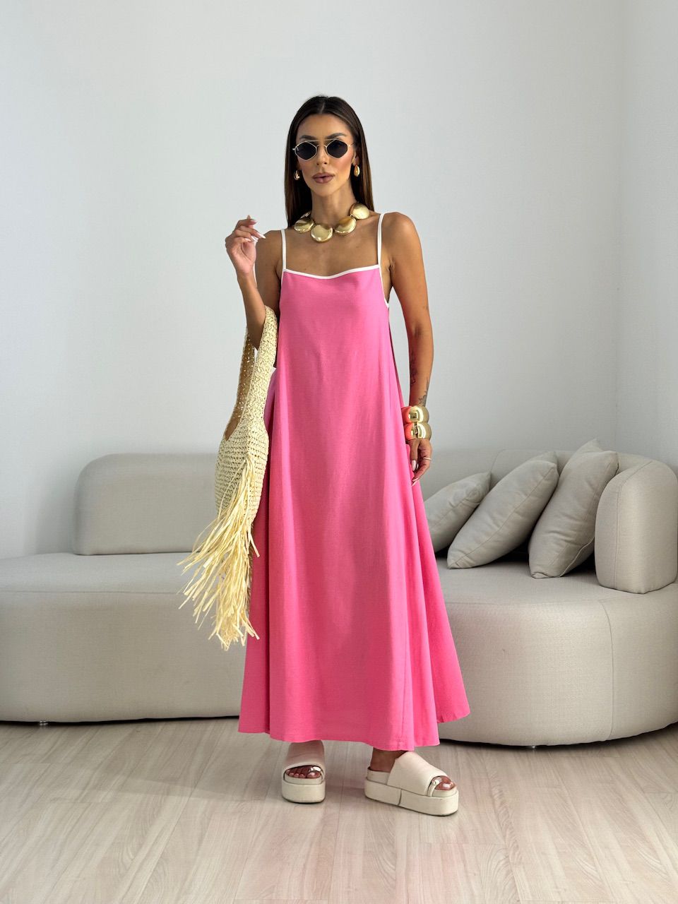 VESTIDO DIANA VIÉS PINK