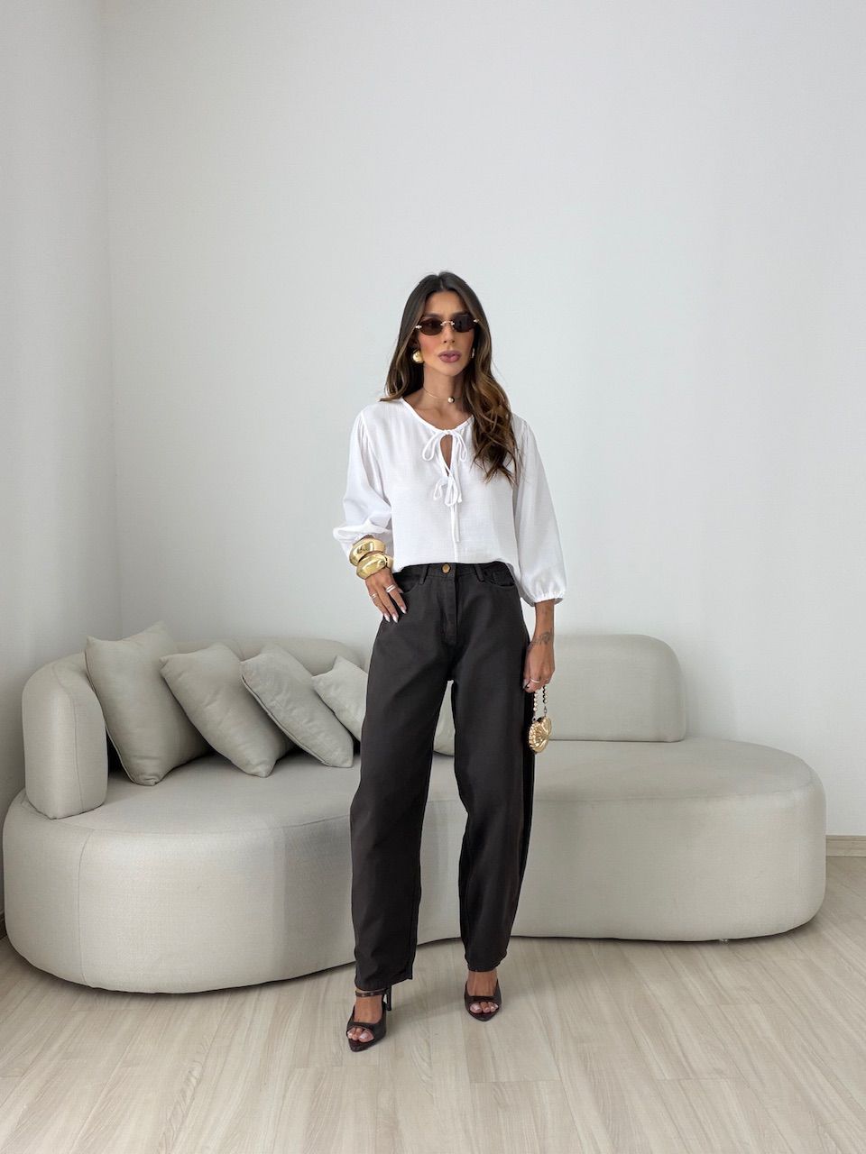 BLUSA NATÁLIA MANGA 3/4 OFF