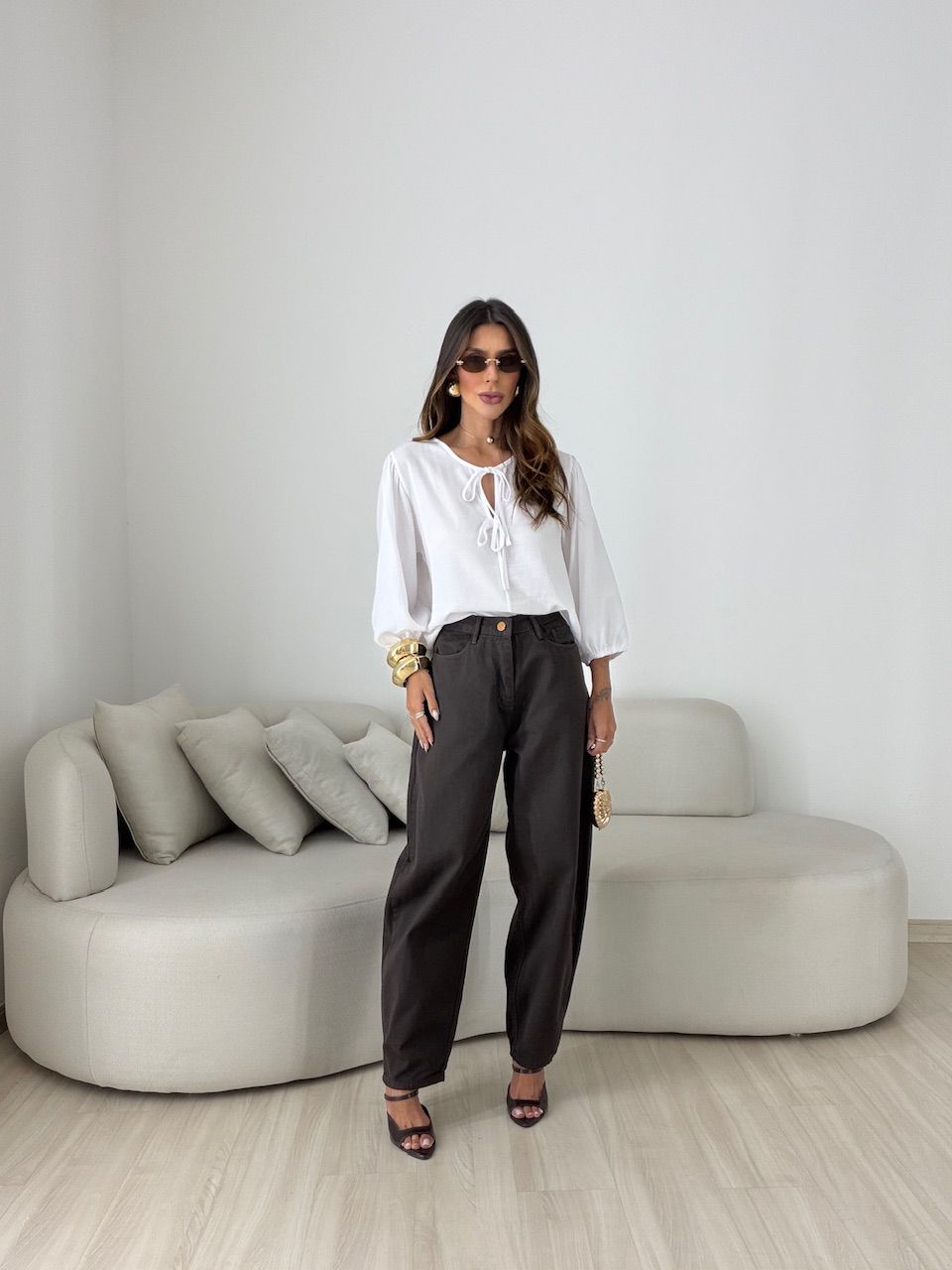 BLUSA NATÁLIA MANGA 3/4 OFF