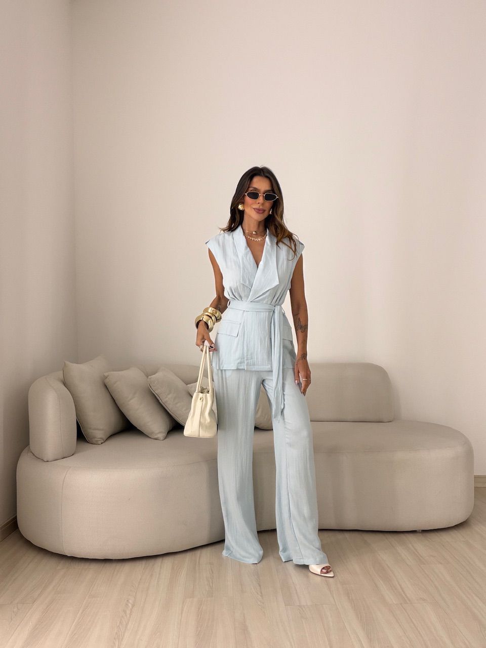 CONJUNTO MABEL FAIXA AZUL - 0081910109 - CAROLLA FERRARO