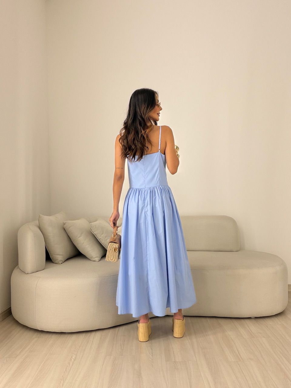 VESTIDO ALEXANDRA ALCINHA AZUL