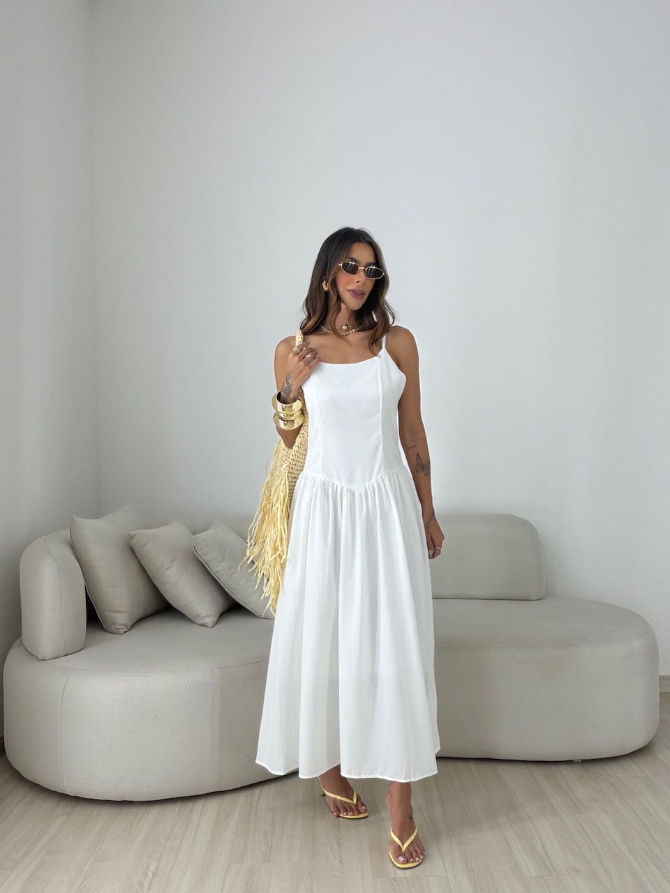VESTIDO ALEXANDRA ALCINHA OFF - 0081810048 - CAROLLA FERRARO