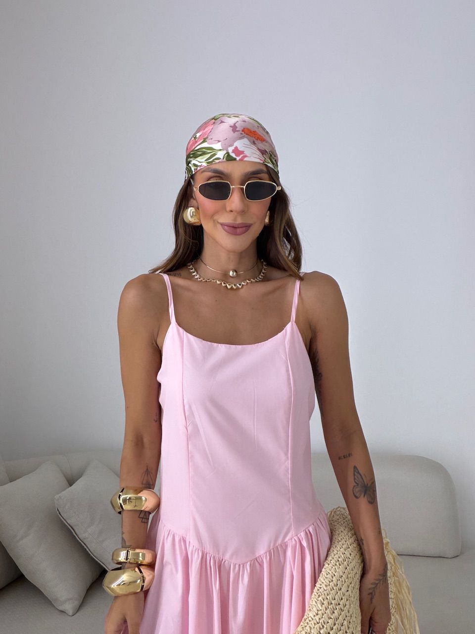 VESTIDO ALEXANDRA ALCINHA ROSA