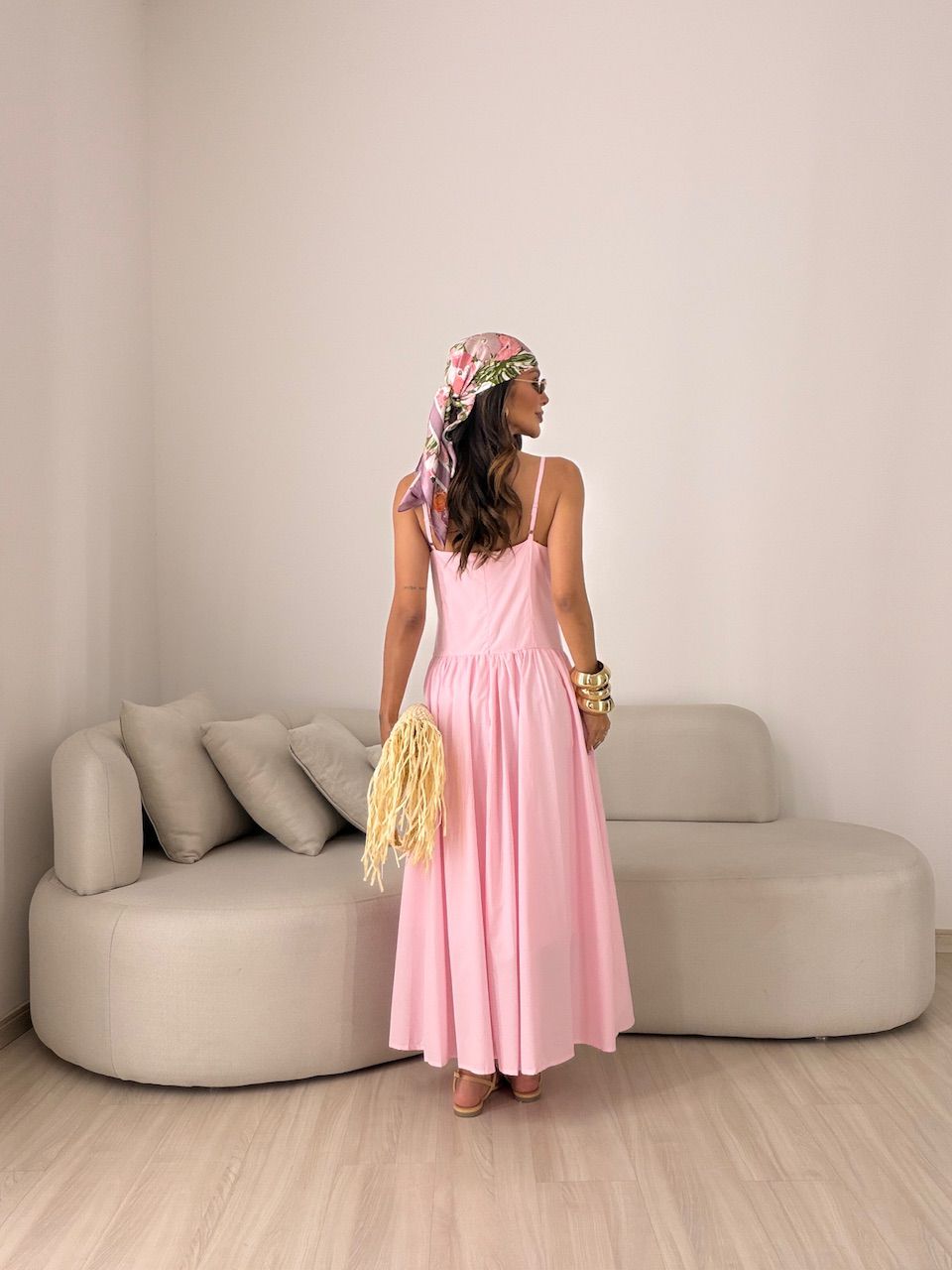 VESTIDO ALEXANDRA ALCINHA ROSA