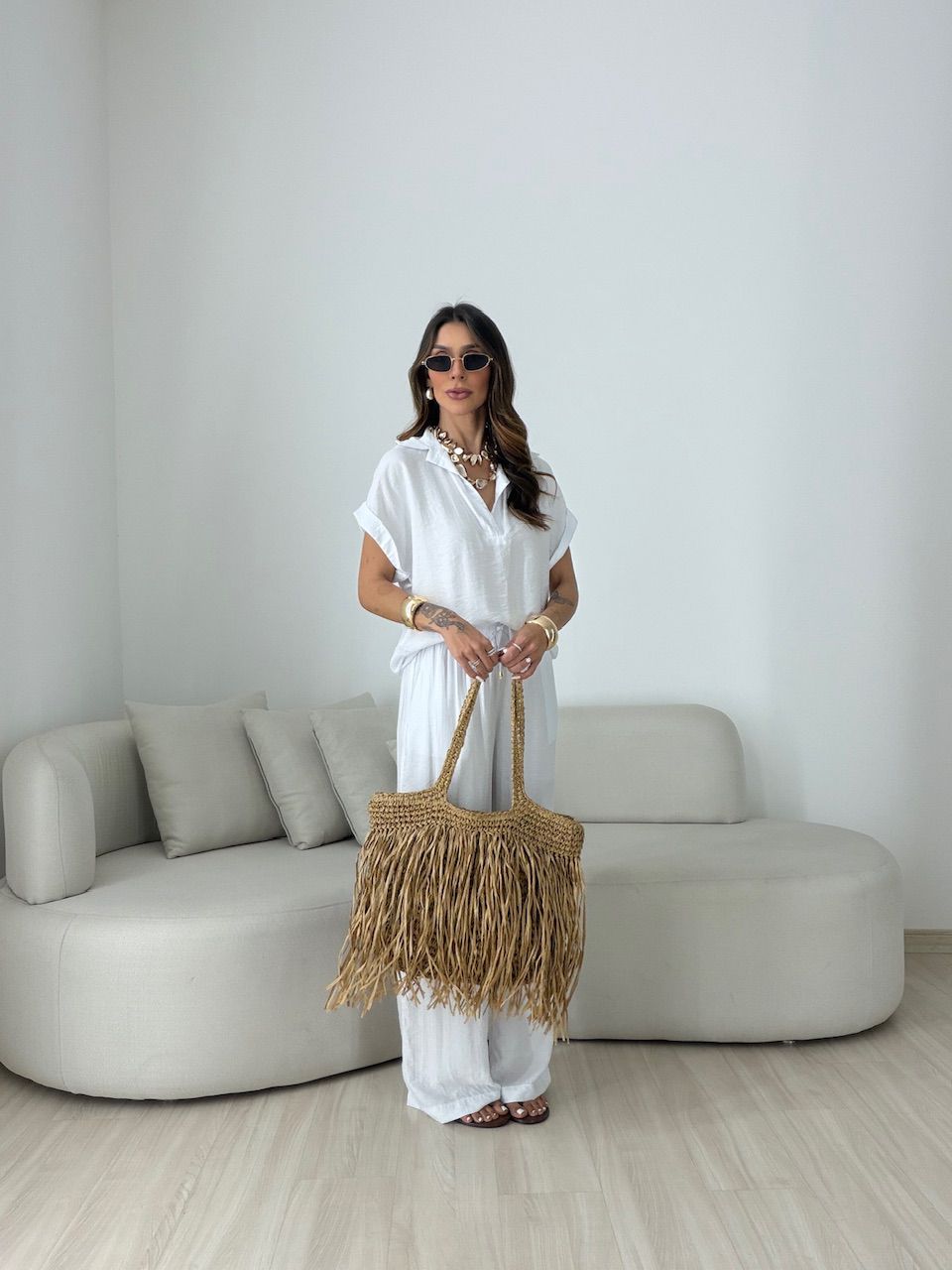 CONJUNTO MELINA CALÇA GELO - 0080770148 - CAROLLA FERRARO