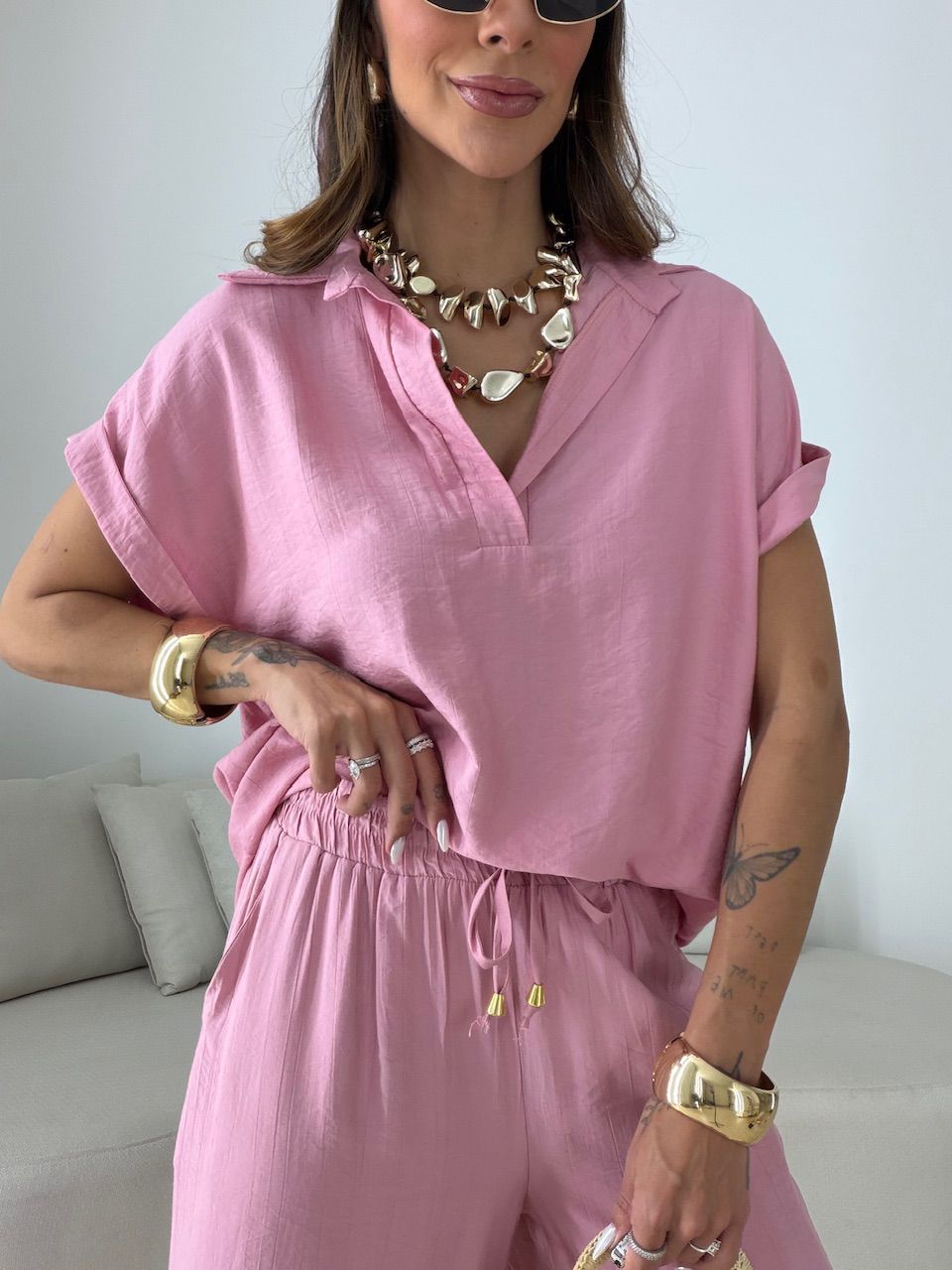 CONJUNTO MELINA CALÇA ROSA