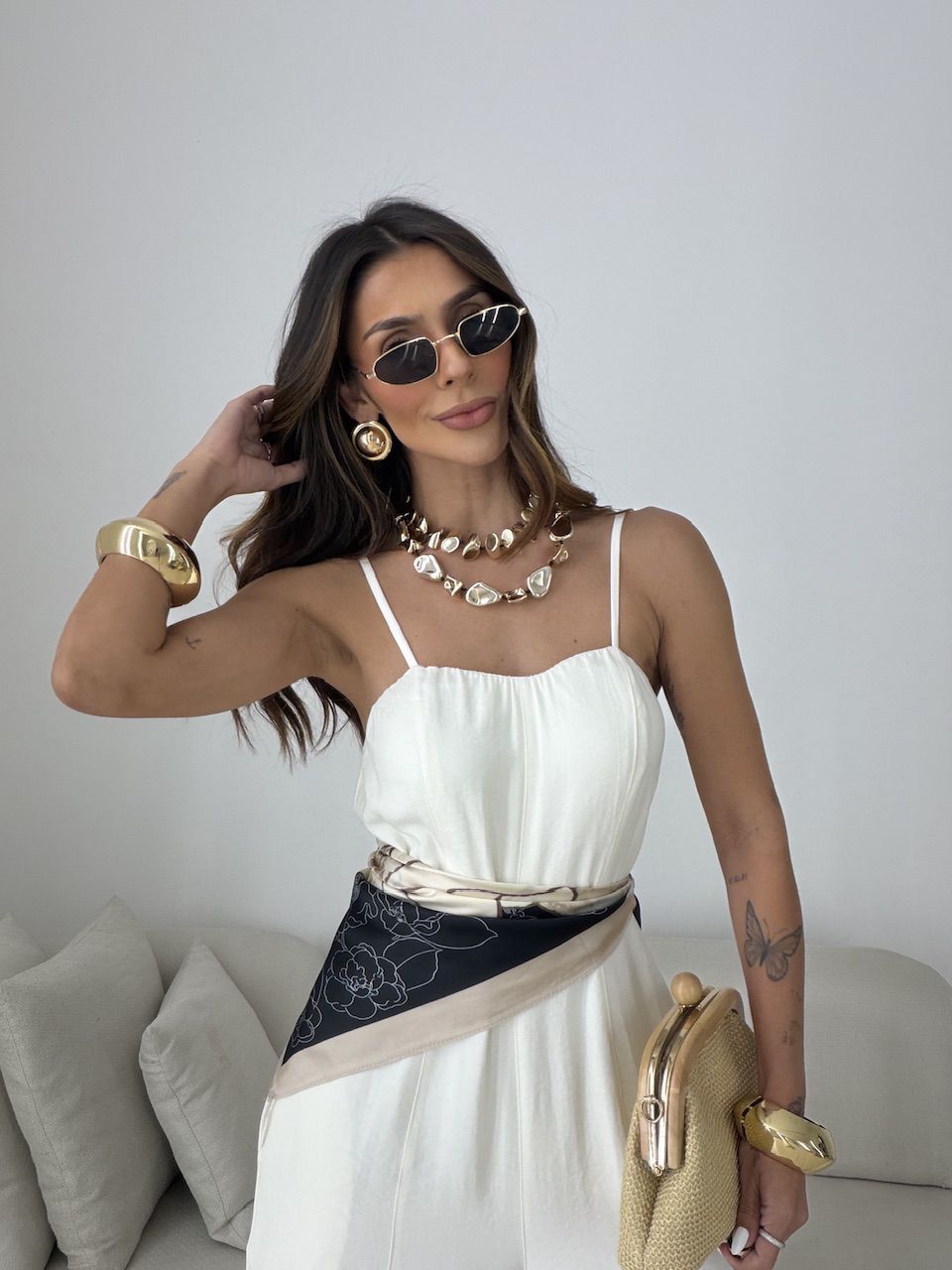MACACÃO BÁRBARA BOLSOS OFF