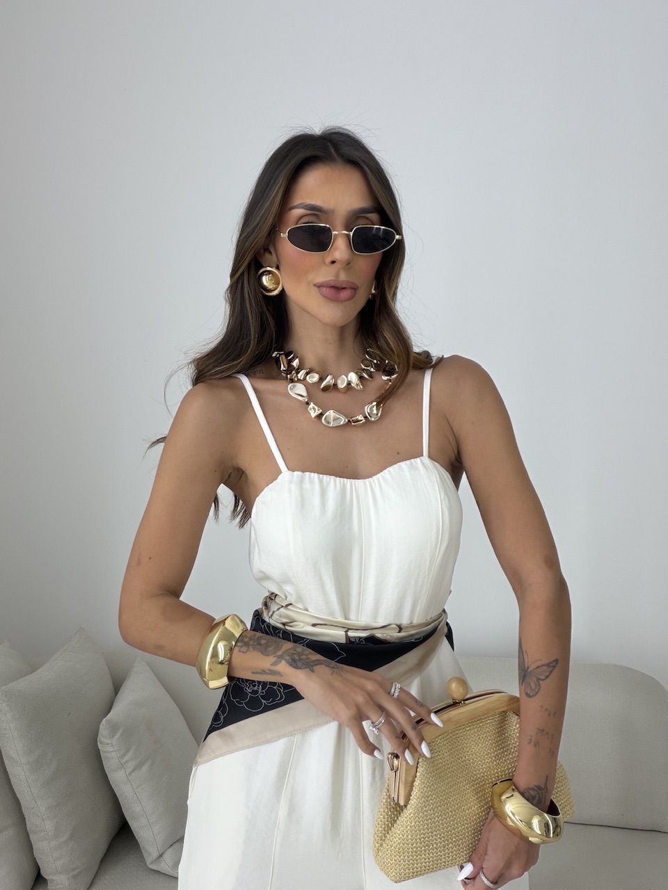 MACACÃO BÁRBARA BOLSOS OFF