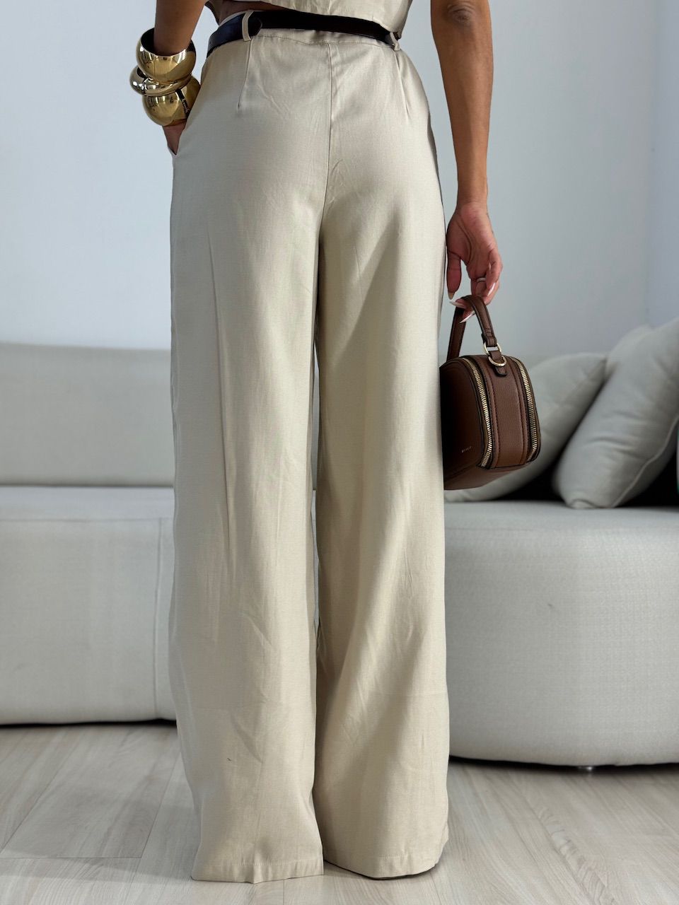 CONJUNTO CRISTIANE COLETE CALÇA NUDE