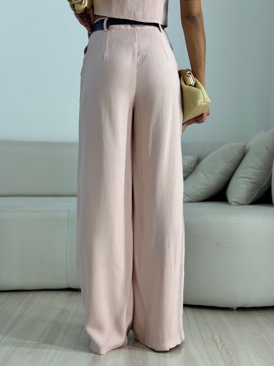 CONJUNTO CRISTIANE COLETE CALÇA ROSÊ