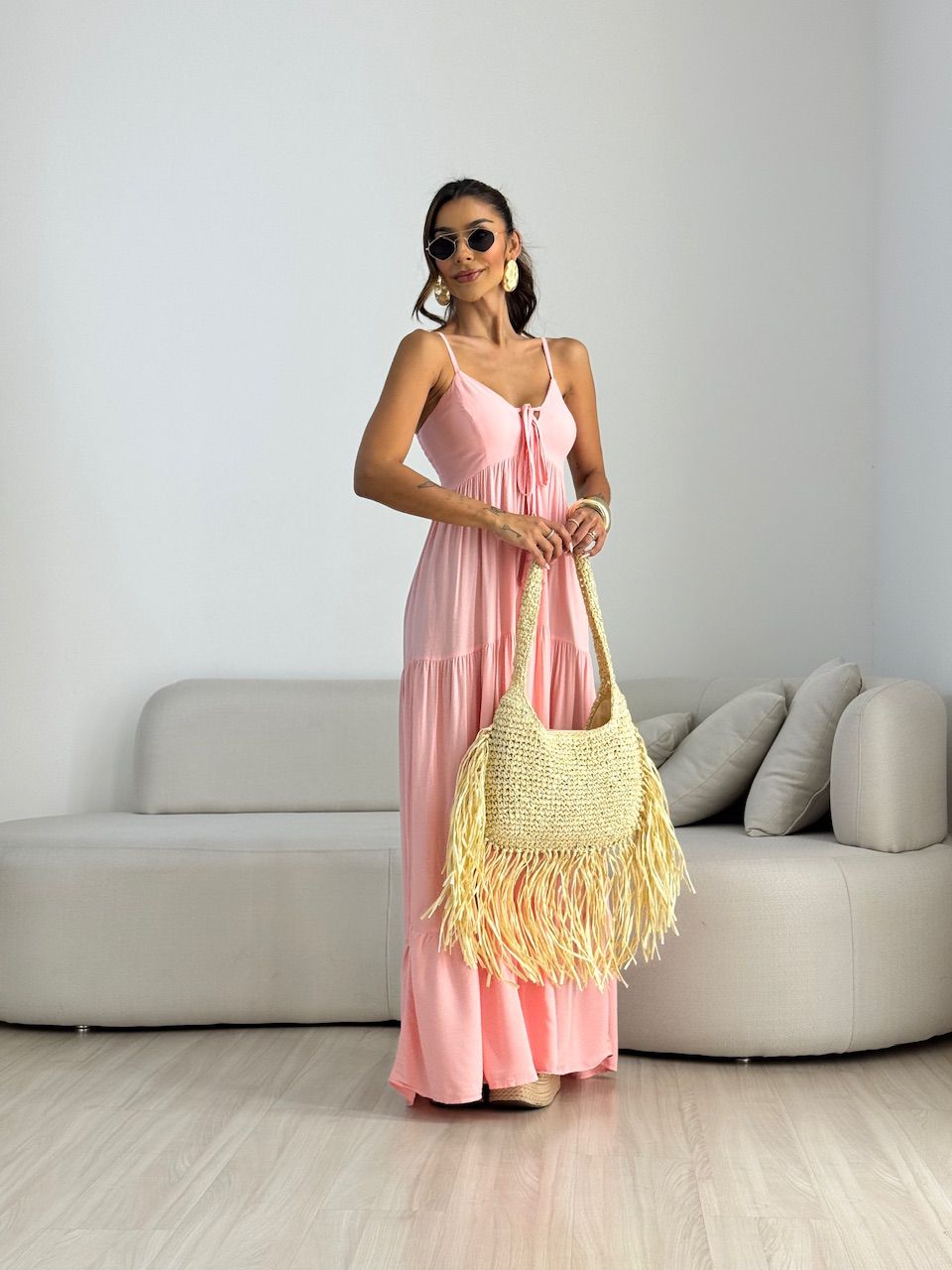 VESTIDO CECÍLIA ALCINHA ROSA