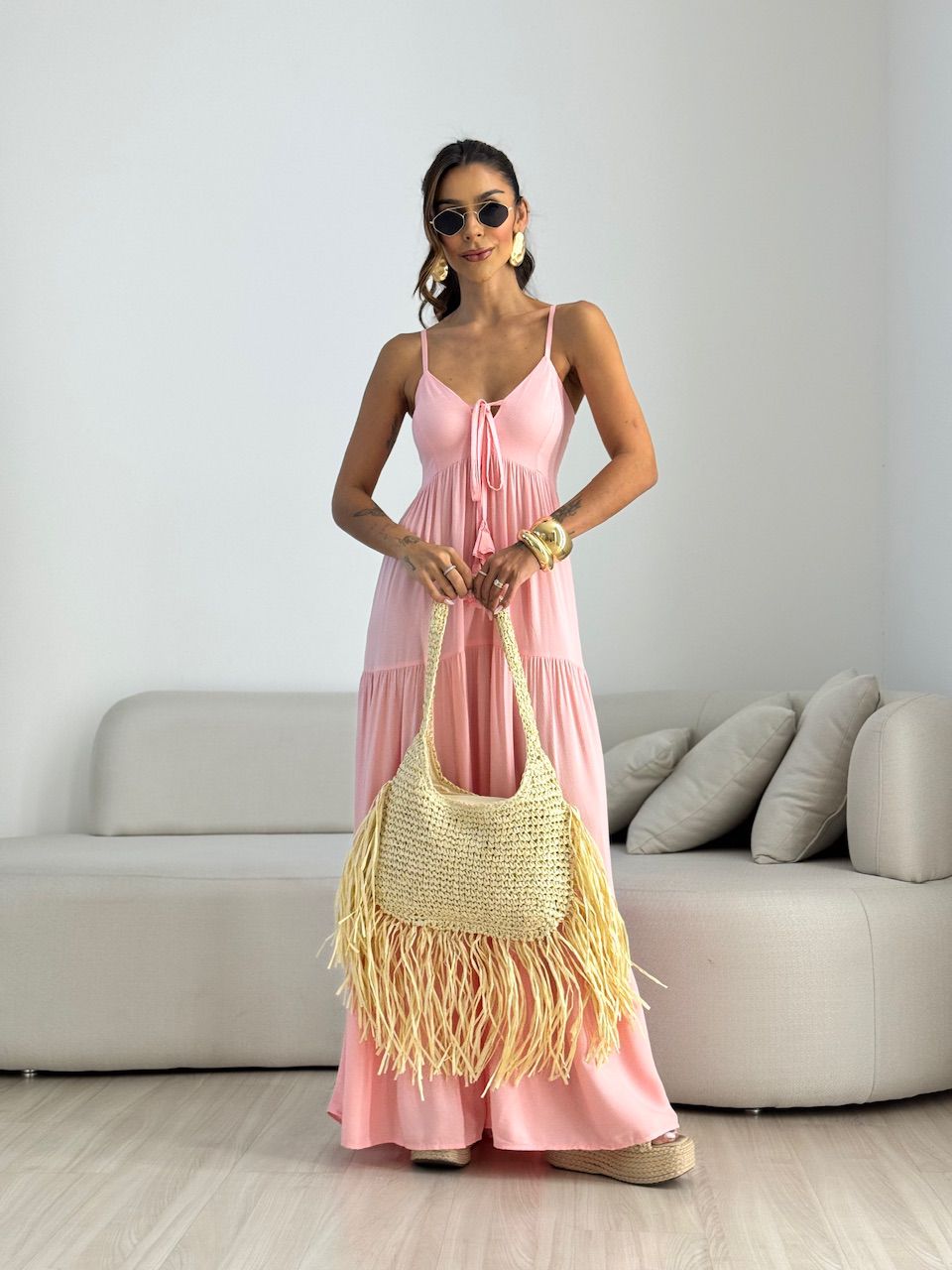 VESTIDO CECÍLIA ALCINHA ROSA