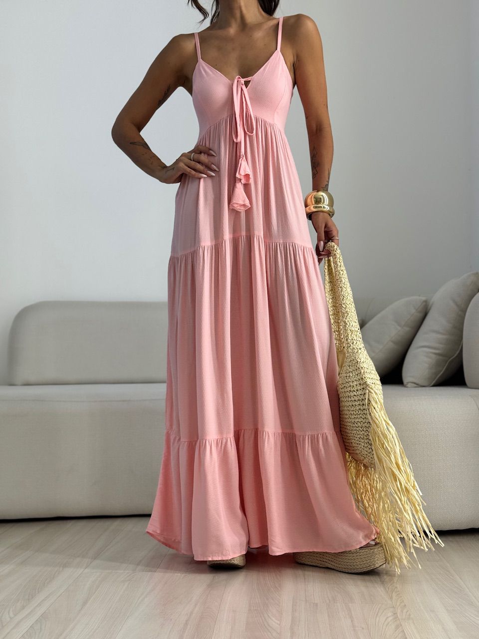 VESTIDO CECÍLIA ALCINHA ROSA