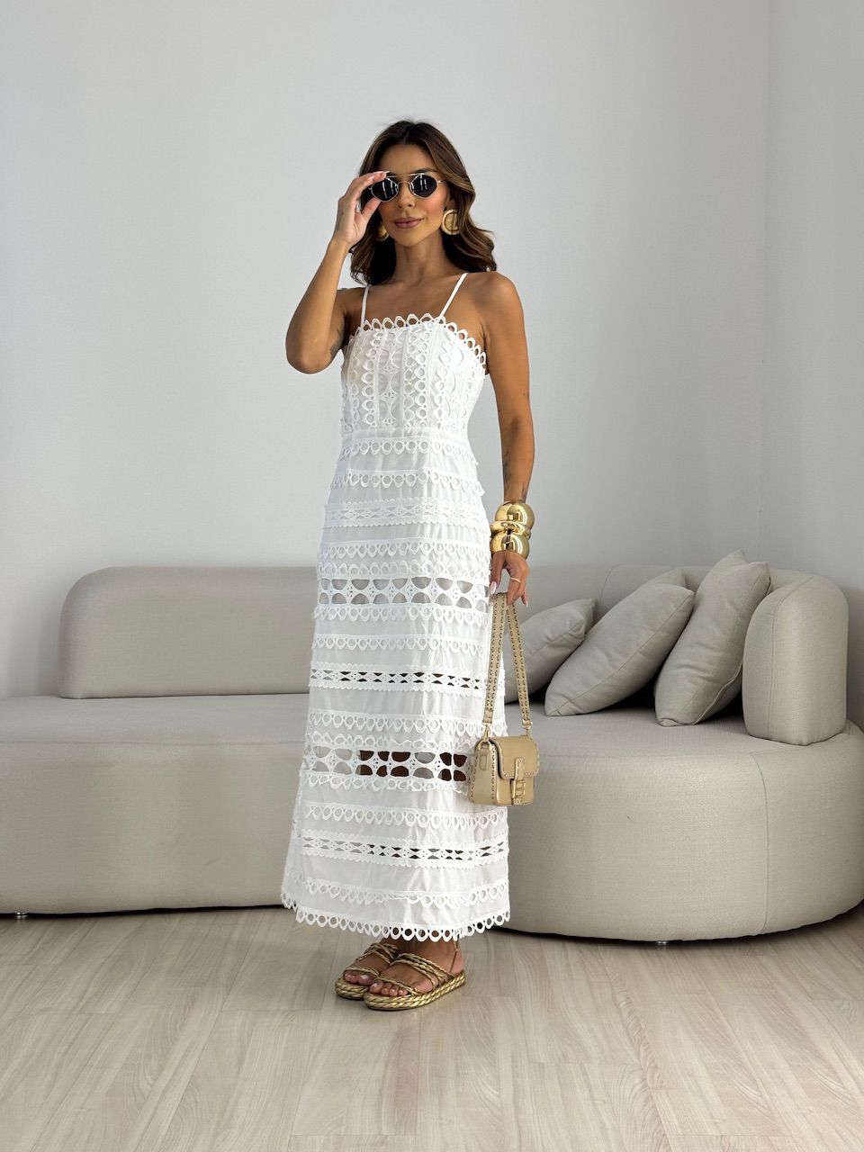 VESTIDO IRENE LAISE OFF