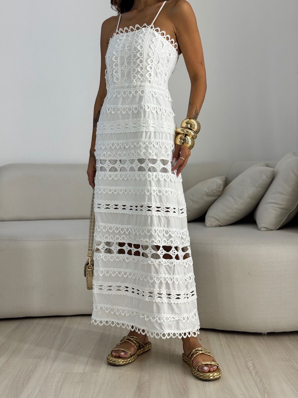 VESTIDO IRENE LAISE OFF