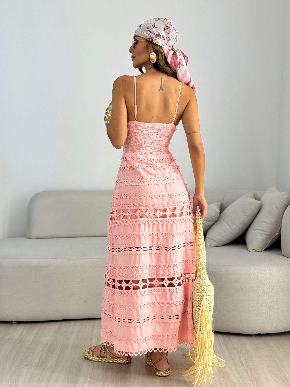 VESTIDO IRENE LAISE ROSÊ