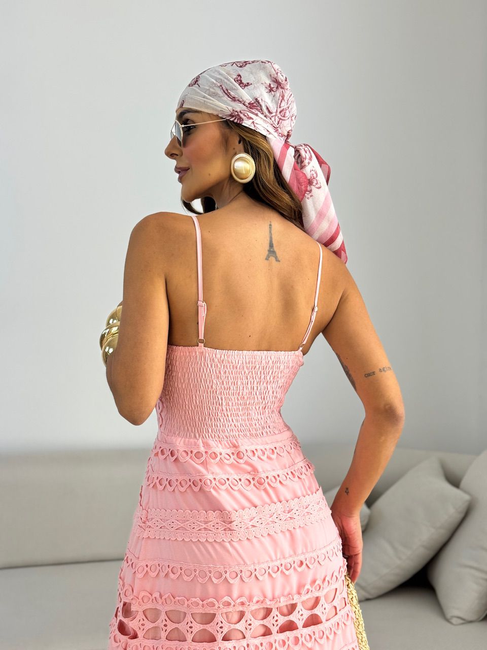 VESTIDO IRENE LAISE ROSÊ