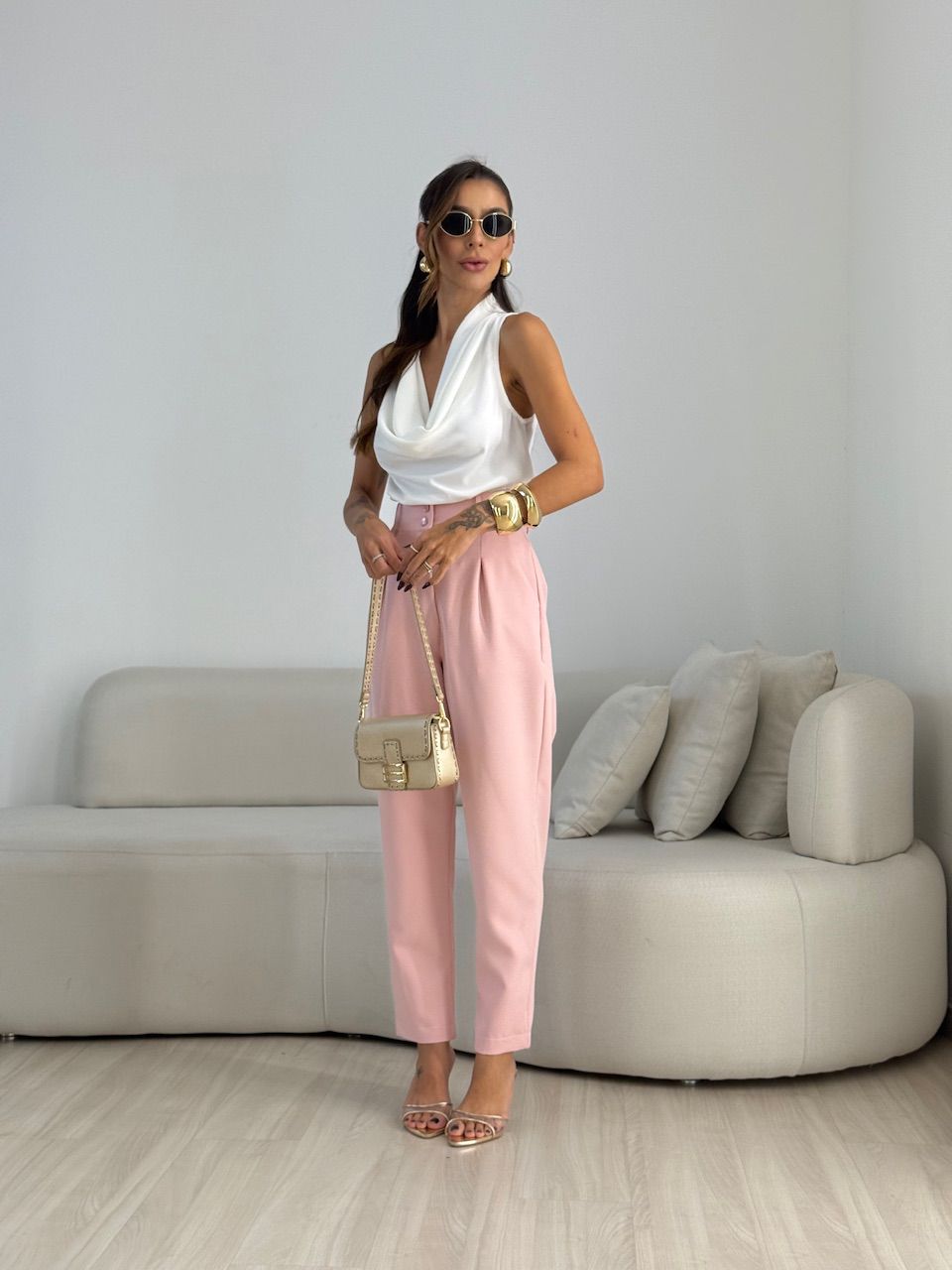 CALÇA ADA CENOURA ROSÊ