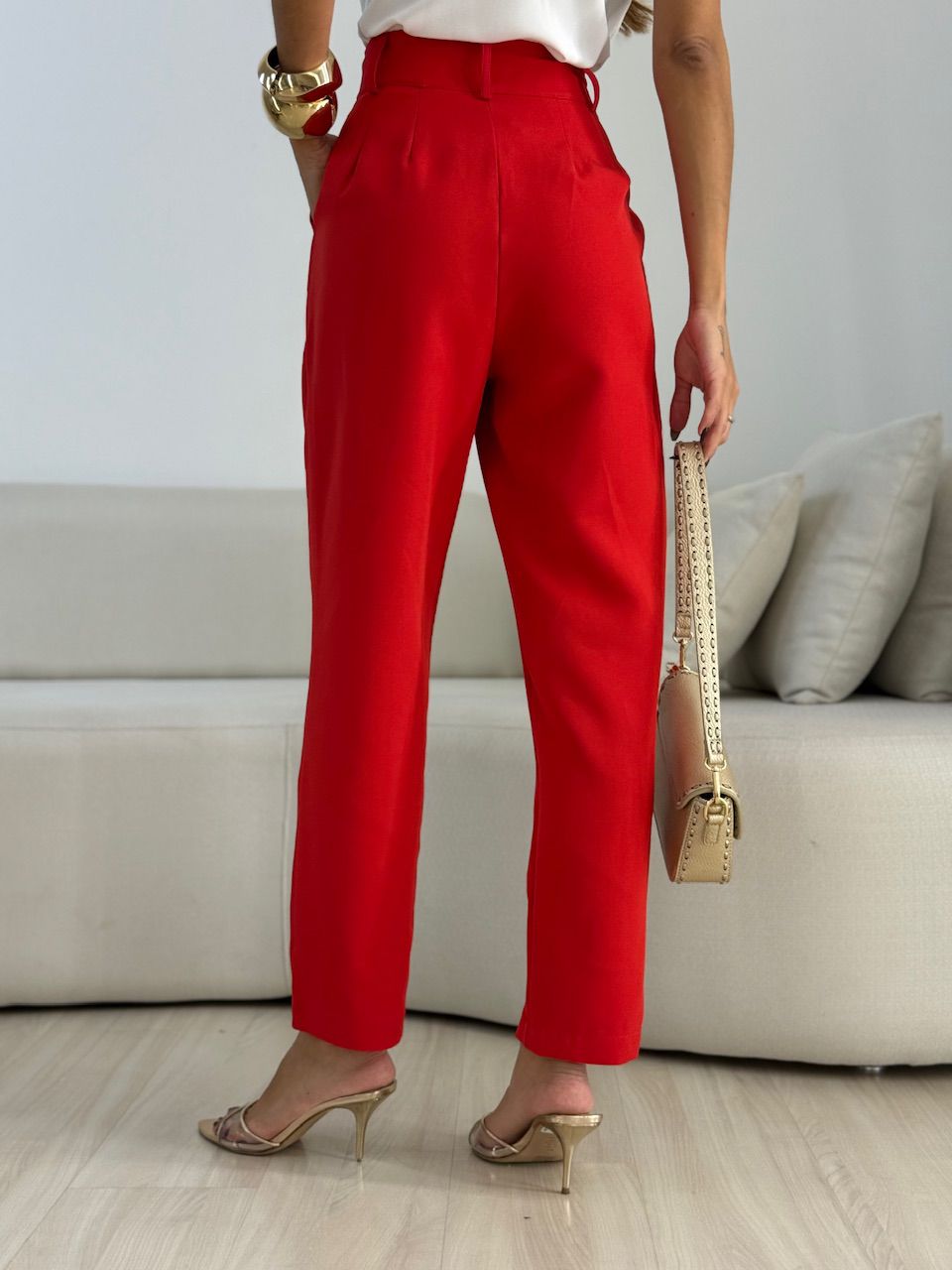 CALÇA ADA CENOURA VERMELHA