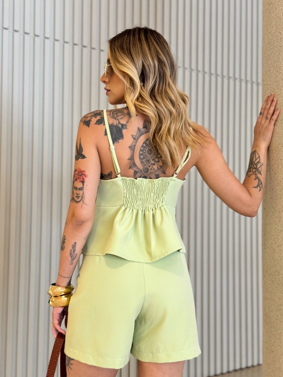 CONJUNTO CLARA SHORT VERDE