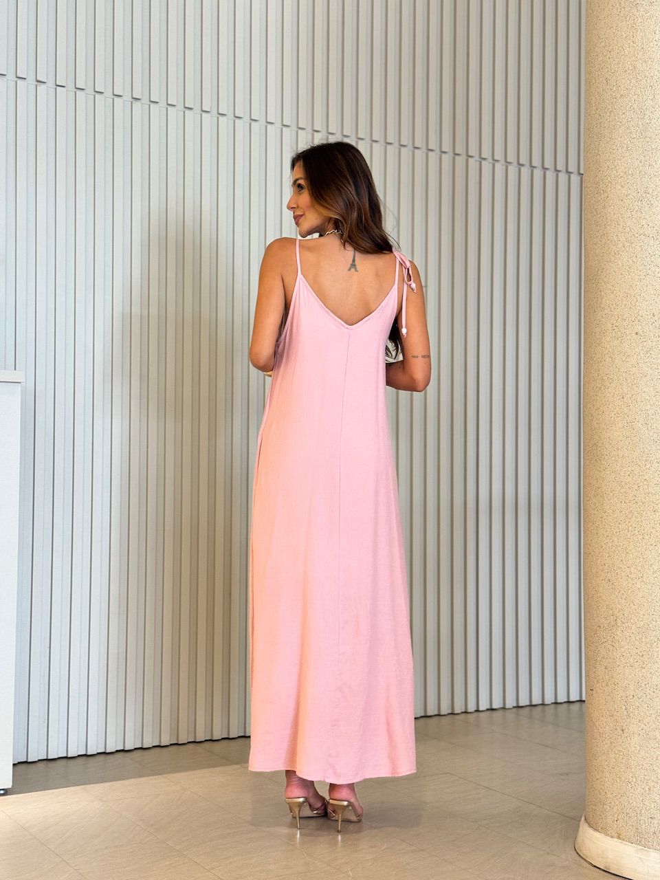 VESTIDO SAMANTA ALÇA ROSÊ