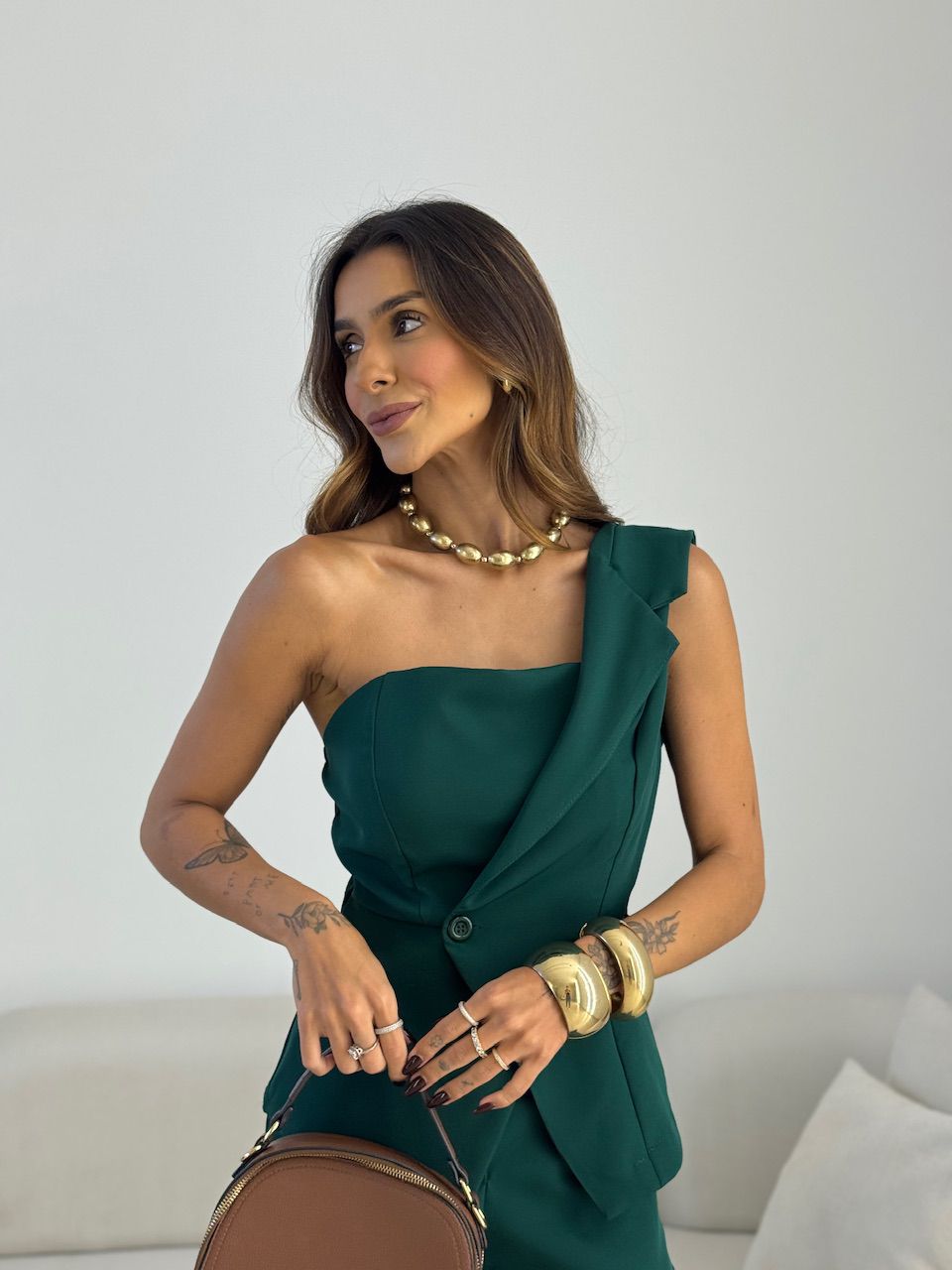 CONJUNTO ANNA NULA MANGA VERDE